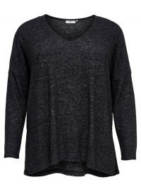 Only Carmakoma CARINDIA L/S V-NECK PULLOVER Only Carmakoma CARINDIA L/S V-NECK PULLOVER